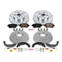 PowerStop K15202DK - Power Stop 04-08 Toyota Prius Front & Rear Z23 Evolution Sport Brake Kit