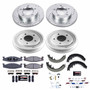 PowerStop K15461DK - Power Stop 94-96 Ford Bronco Front & Rear Z23 Evolution Sport Brake Kit