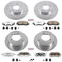 PowerStop K1682-26 - Power Stop 04-06 Mitsubishi Lancer Front & Rear Z26 Street Warrior Brake Kit