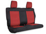 PRP Seats B018-05 - Rear Seat Cover for 08-10 Jeep Wrangler JKU 4 Door Black and Red