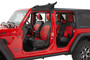 PRP Seats B043-05 - Rear Bench Cover for Jeep Wrangler JLU 4 door with no armrest Black and Red