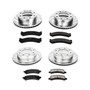 PowerStop K2072 - Power Stop 14-19 Chevrolet Express 3500 Front & Rear Z23 Evolution Sport Brake Kit