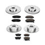 PowerStop K2297 - Power Stop 04-08 Acura TSX Front & Rear Z23 Evolution Sport Brake Kit