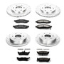 PowerStop K212 - Power Stop 05-07 Infiniti QX56 Front & Rear Z23 Evolution Sport Brake Kit