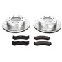 PowerStop K2036 - Power Stop 01-03 Chevrolet Silverado 1500 HD Rear Z23 Evolution Sport Brake Kit