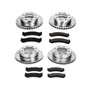 PowerStop K2027 - Power Stop 02-06 Chevrolet Avalanche 2500 Front & Rear Z23 Evolution Sport Brake Kit