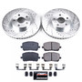 PowerStop K2316 - Power Stop 03-08 Pontiac Vibe Front Z23 Evolution Sport Brake Kit