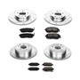 PowerStop K2710 - Power Stop 03-05 Infiniti G35 Front & Rear Z23 Evolution Sport Brake Kit