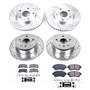 PowerStop K2776 - Power Stop 92-96 Lexus ES300 Front & Rear Z23 Evolution Sport Brake Kit