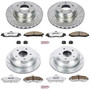 PowerStop K2893-26 - Power Stop 05-06 Pontiac GTO Front & Rear Z26 Street Warrior Brake Kit