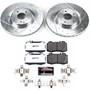 PowerStop K2950-26 - Power Stop 2004 Mercedes-Benz C230 Front Z26 Street Warrior Brake Kit