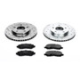 PowerStop K2992 - Power Stop 07-12 Dodge Caliber Front Z23 Evolution Sport Brake Kit
