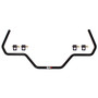 QA1 52878 - 78-88 GM G-Body Rear Sway Bar - 1in QA1 52878 - 78-88 GM G-Body Rear Sway Bar - 1in