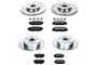 PowerStop K4101 - Power Stop 06-18 Toyota RAV4 Front & Rear Z23 Evolution Sport Brake Kit