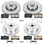PowerStop K4071 - Power Stop 07-11 Lexus GS350 Front & Rear Z23 Evolution Sport Brake Kit