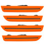 ORACLE Lighting 9700-CY-T - 10-14 Ford Mustang Concept Sidemarker Set - Tinted - Competition Orange (CY)