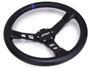 PRP Seats G111 - PRP Deep Dish Leather Steering Wheel- Blue