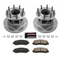 PowerStop K4595 - Power Stop 07-11 Ford F-350 Super Duty Front Z23 Evolution Brake Kit