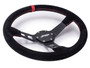 PRP Seats G123 - PRP Deep Dish Suede Steering Wheel- Red