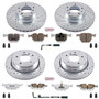 PowerStop K505-26 - Power Stop 97-00 BMW 540i Front & Rear Z26 Street Warrior Brake Kit PowerStop K505-26 - Power Stop 97-00 BMW 540i Front & Rear Z26 Street Warrior Brake Kit