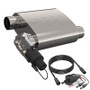 QTP 13253C - 2.5in Weld-On 304SS Reverse Screamer Muffler Short Case w/Bolt-On QTEC Electric Cutout