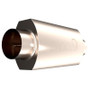 QTP 12400 - 4in Weld-On 304SS AR3 Muffler