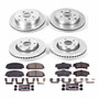 PowerStop K5527 - Power Stop 08-09 Pontiac G8 Front & Rear Z23 Evolution Sport Brake Kit