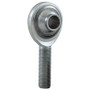 QA1 PCYML8-10T - PCY Series 2-Pc Rod End - Male/Left Hand - .5in Bore x 5/8-18 - Hi-Misalign - Steel w/PTFE