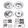 PowerStop K5443-36 - Z36 Truck and SUV Carbon-Fiber Ceramic Brake Pad and Drilled/Slotted Rotor Kit