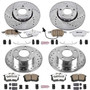 PowerStop K532-26 - Power Stop 98-01 Audi A6 Quattro Front & Rear Z26 Street Warrior Brake Kit