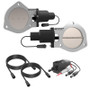 QTP QTEC80 - 4in Bolt-On QTEC Dual Electric Cutout Valves - Pair