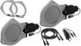 QTP QTEC80F - 4in Bolt-On QTEC Dual Electric Cutout Valves w/Flanges - Pair