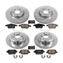 PowerStop K5610 - Power Stop 07-11 Volvo S80 Front & Rear Z23 Evolution Sport Brake Kit