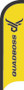 QuadBoss 155352 - 11ft Sail Flag Yellow