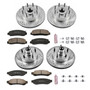 PowerStop K5589 - Power Stop 09-10 Ford F-250 Super Duty Front & Rear Z23 Evolution Brake Kit