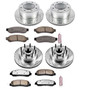 PowerStop K5587-36 - Power Stop 2010 Ford F-350 Super Duty Front & Rear Z36 Truck & Tow Brake Kit