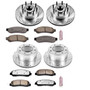 PowerStop K5589-36 - Power Stop 09-10 Ford F-250 Super Duty Front and Rear Z36 Truck & Tow Brake Kit