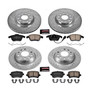 PowerStop K5802 - Power Stop 2011 Volkswagen Tiguan Front & Rear Z23 Evolution Sport Brake Kit