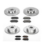 PowerStop K6075 - Power Stop 09-14 Nissan Maxima Front & Rear Z23 Evolution Sport Brake Kit