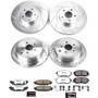 PowerStop K6083-26 - Power Stop 10-13 Subaru Forester Front & Rear Z26 Street Warrior Brake Kit