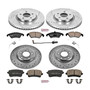PowerStop K6134 - Power Stop 12-16 Audi A4 Front & Rear Z23 Evolution Sport Brake Kit