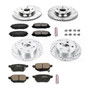 PowerStop K6076 - Power Stop 11-16 Scion tC Front & Rear Z23 Evolution Sport Brake Kit