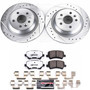 PowerStop K6293-36 - Power Stop 12-15 Land Rover Range Rover Evoque Rear Z36 Truck & Tow Brake Kit