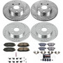 PowerStop K6487 - Power Stop 11-17 Lexus CT200h Front & Rear Z23 Evolution Sport Brake Kit