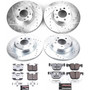 PowerStop K6654-26 - Power Stop 2016 BMW 328i xDrive Front & Rear Z26 Street Warrior Brake Kit