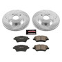 PowerStop K6818 - Power Stop 14-19 Ford Fiesta Front Z23 Evolution Sport Brake Kit