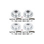 PowerStop K6992-36 - Power Stop 15-19 Chevrolet Silverado 2500 HD Front & Rear Z36 Truck & Tow Brake Kit