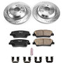 PowerStop K7341 - Power Stop 11-16 Hyundai Equus Rear Z23 Evolution Sport Brake Kit