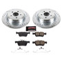 PowerStop K7417 - Power Stop 17-18 Lincoln Continental Rear Z23 Evolution Sport Brake Kit