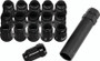 QuadBoss 608819 - Spline Lug Nuts 12x1.5 - Black